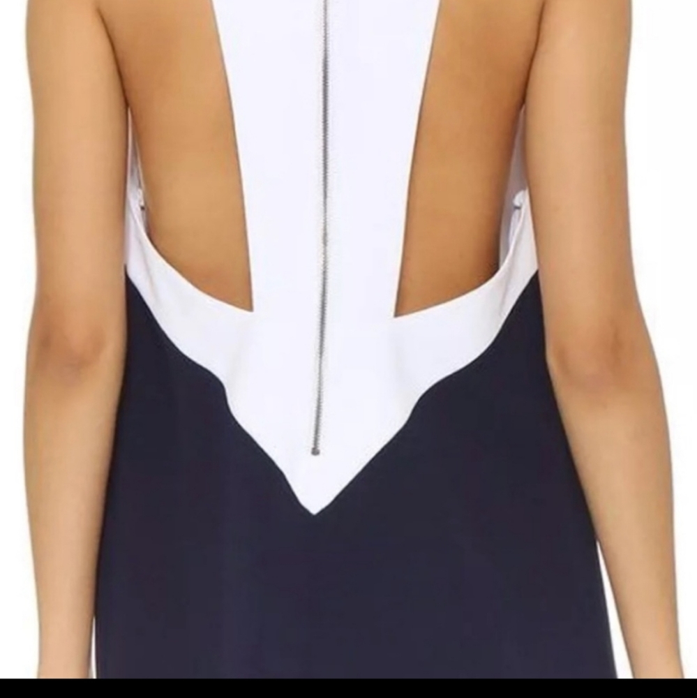 Alice & Olivia Maya Trapeze Color Block Dress Xs - image 2